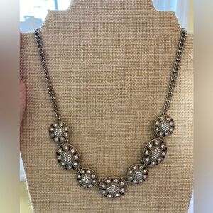 Ann‎ Taylor Jeweled Bib Necklace